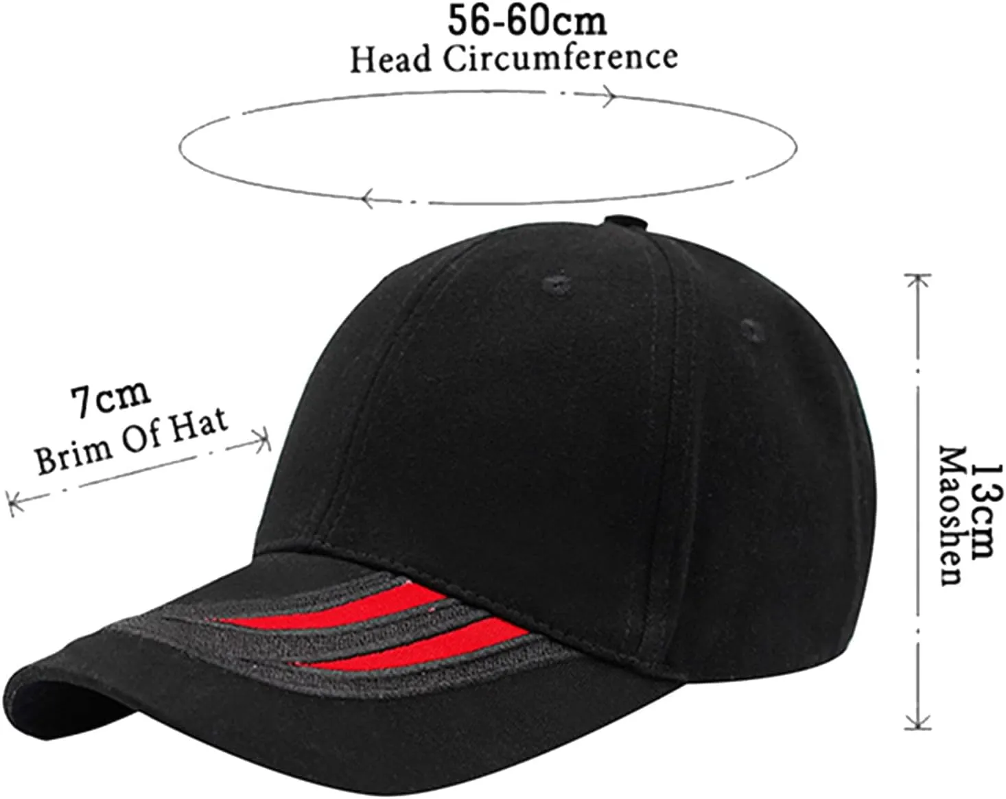 YOLAI Mens Womens Casual Baseball Caps Adjustable Sunscreen Solid Color Hats Breathable Minimalist Tennis Cap