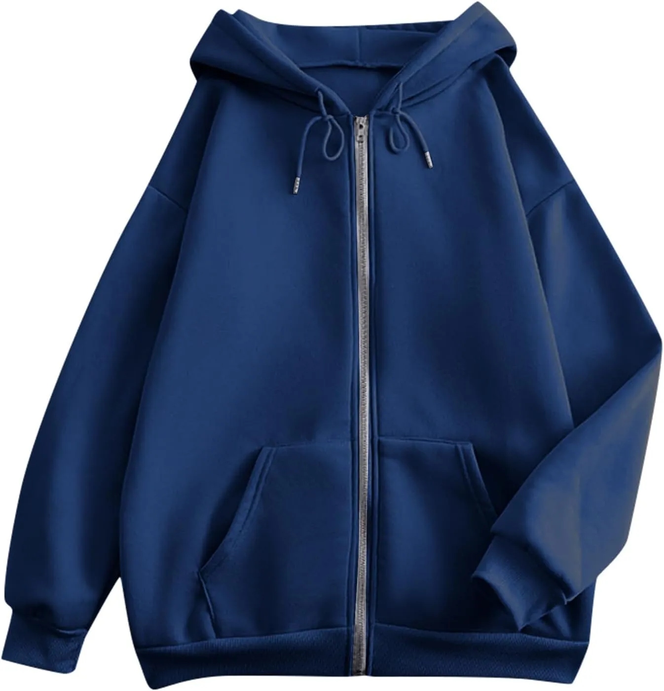 Zip Up Hooded Jackets Womens Winter Sports Sweatshirts Casual 2024 Cute Trendy Hiking Outdoor Coats with Pockets